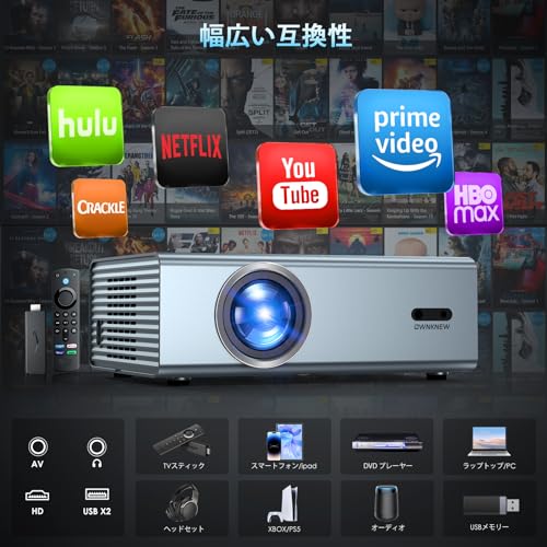 OWNKNEW 1080Pプロジェクター GC357 Ownknew GC357 - Budget Projector Review - YouTube